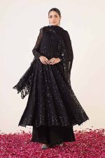 Maria B Embroidered Chiffon Suit | SF-EA24-12