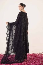 Maria B Embroidered Chiffon Suit | SF-EA24-12 - Image 3