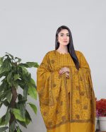 KASHMIRI HANDMADE EMBROIDERED SHAWL DKS-103 by Ranjhni - Image 2