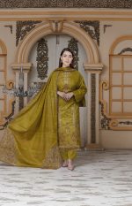 EID EXCLUSIVE CORNER MOTIVES EMBROIDERED SHAWL