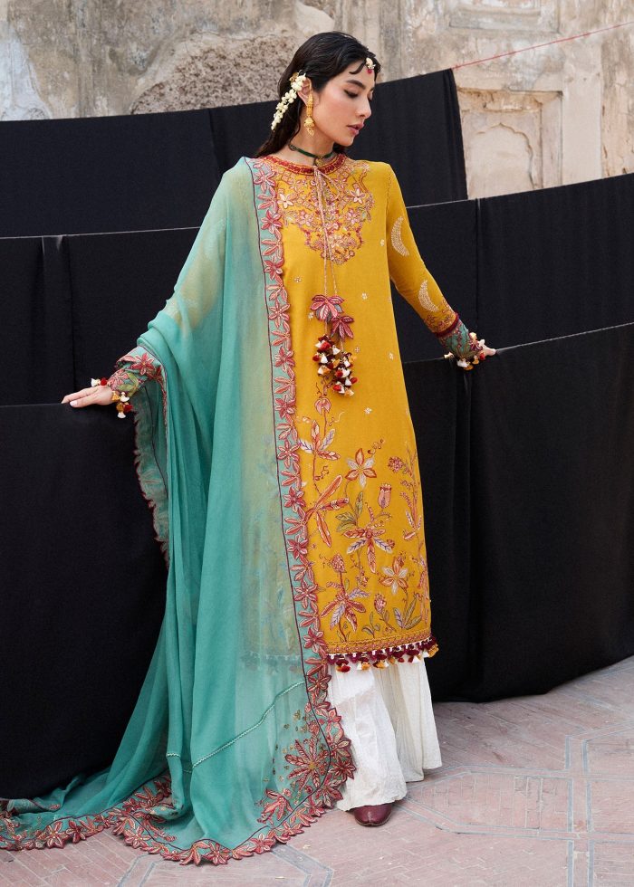 Hussain Rehar Luxury Lawn Masam-49 - Image 3