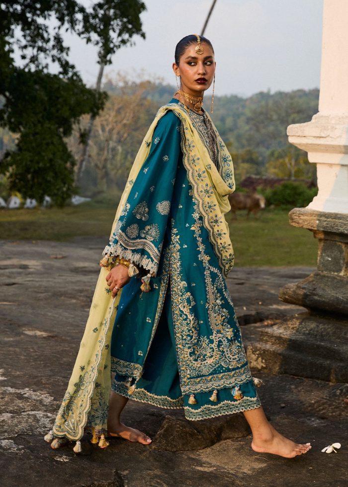 Hussain Rehar Luxury Lawn Eupic-18 - Image 3